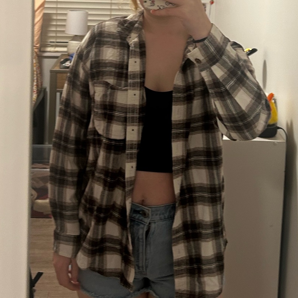 Garage Plaid Jacket - Black and White